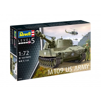 M109 US ARMY - 1/72 SCALE - REVELL